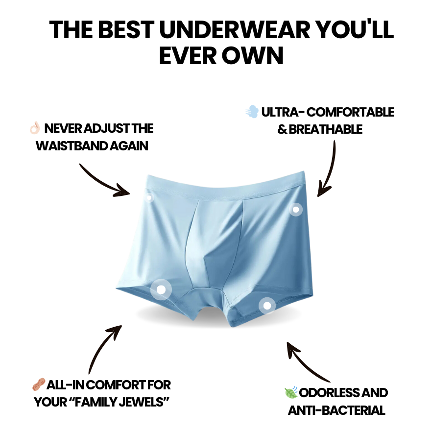 Heroboxers 3-PACK ULTRA-THIN SEAMLESS BOXER SHORTS
