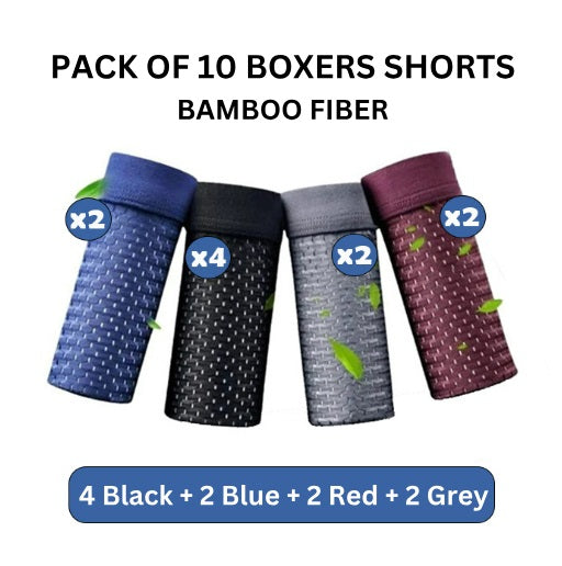 BAMBOO FIBRE BOXER SHORTS - FOR ALL DAY COMFORT