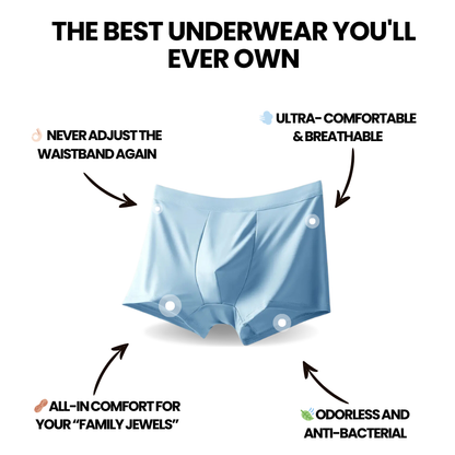 Heroboxers 3-PACK ULTRA-THIN SEAMLESS BOXER SHORTS