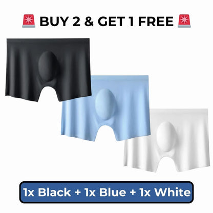 Heroboxers 3-PACK ULTRA-THIN SEAMLESS BOXER SHORTS